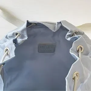 Prada blue nylon gray trim small buckle flap backpack Prada | Bags | Prada Blue Nylon Gray Trim Small Buckle Flap  main image 3